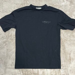 Essentials Shirt Black Long Sleeve Tee Size M